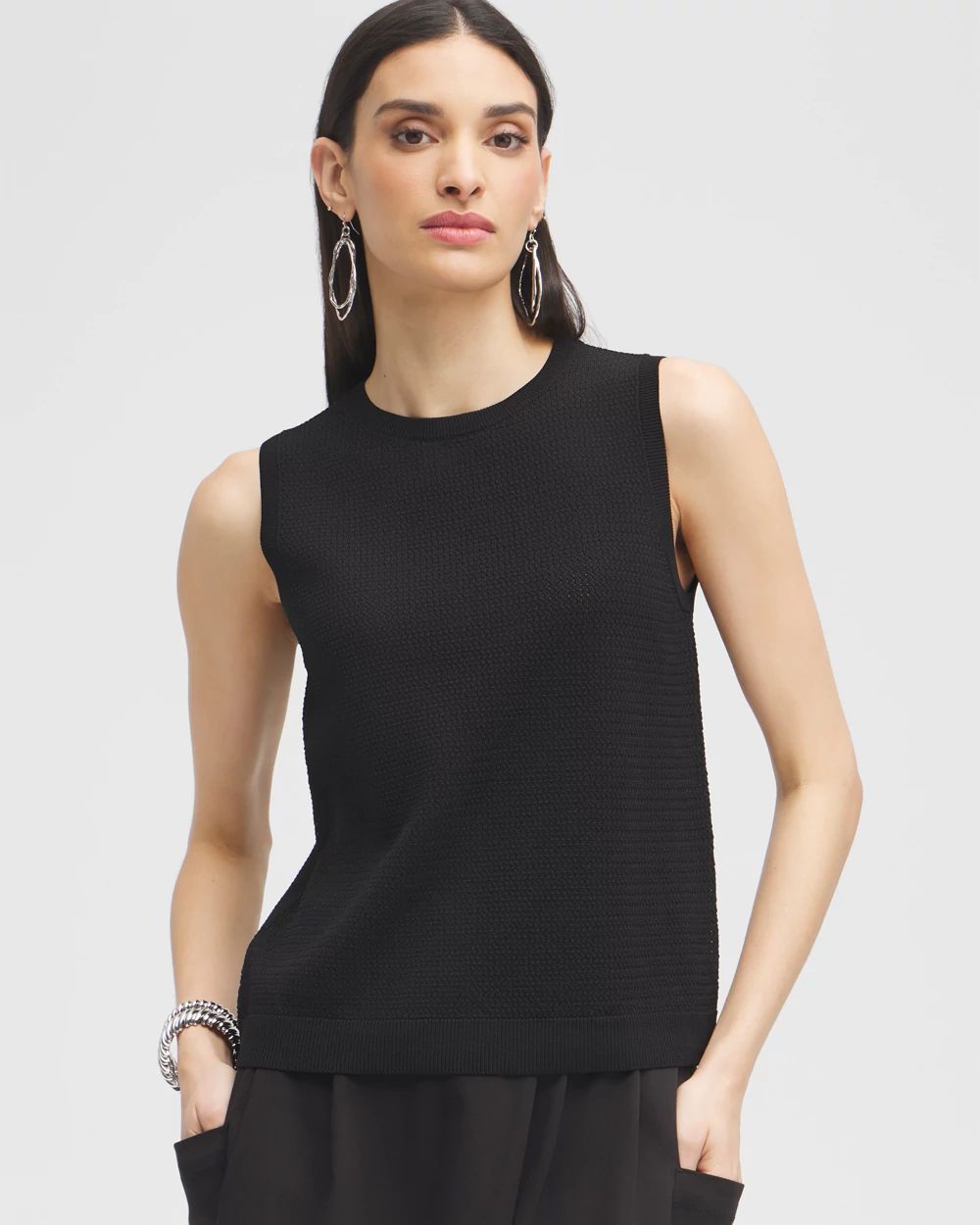Black Label™ Fine Knit Top | Chico's Black Label™ Fine Knit Top | Chico's